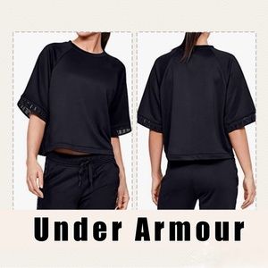 🐣- @UNDER ARMOUR LOOSE AFIT TOP SIZE LARGE OFF BLACK COLOR OVERSIZE STYLE 1…